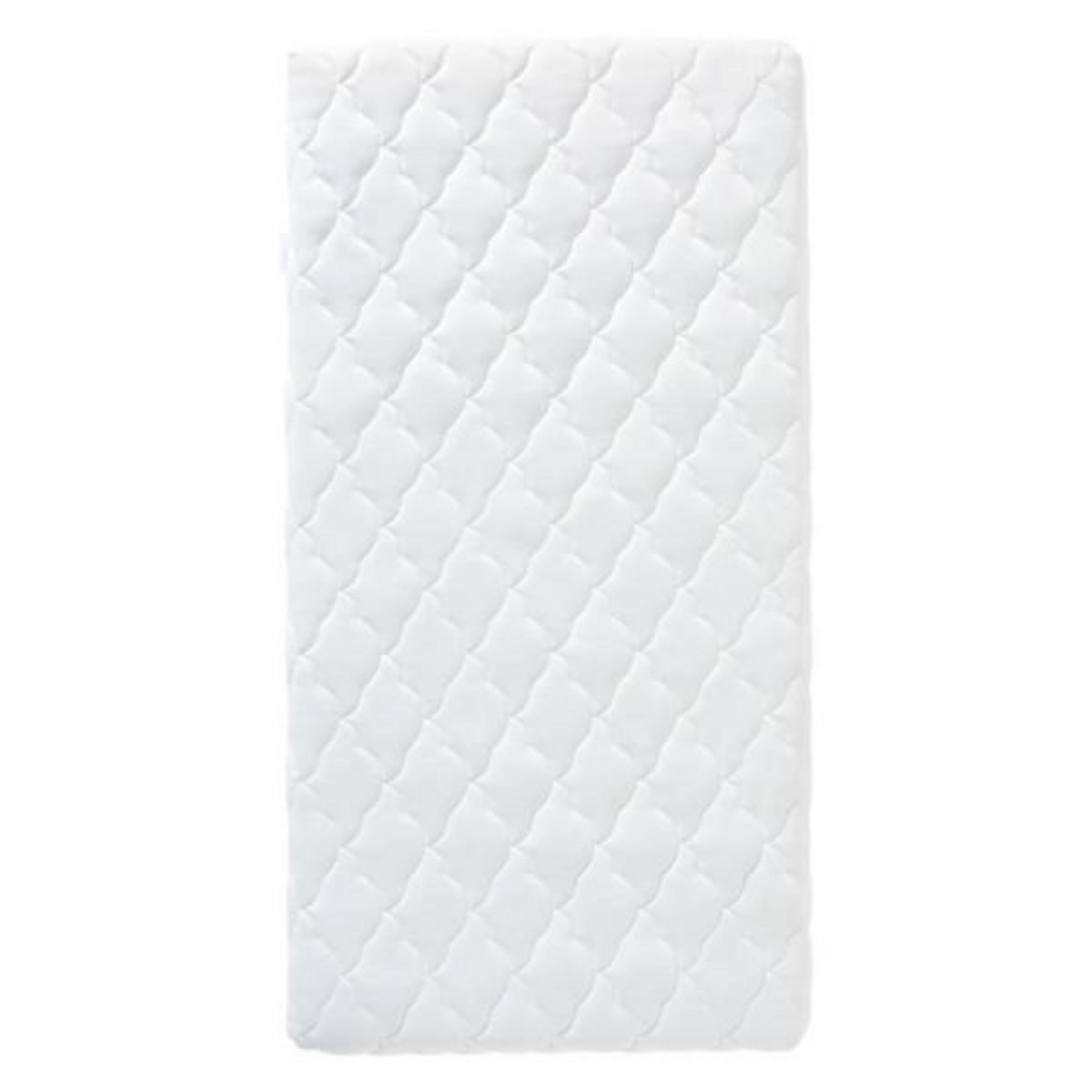 P'TIT LIT Matelas Bébé Bamboo - 60x120x10 cm - Viscose Douce - Déhoussable - Sans traitement chimique