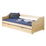 Voir la diapositive 3 : Lit banquette gigogne 90x190cm ANDREA