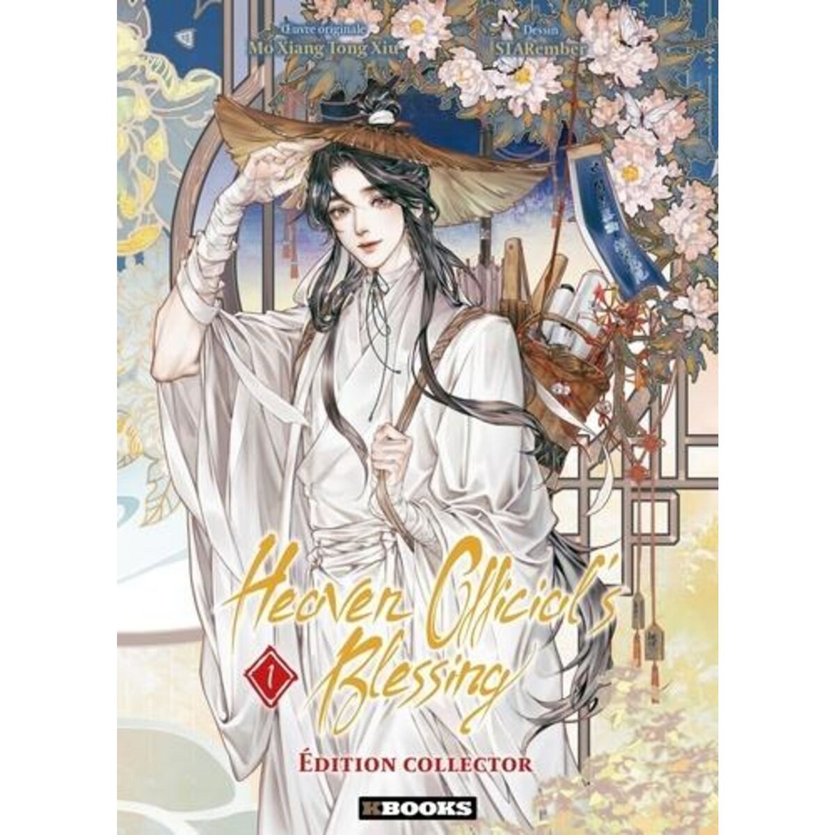 HEAVEN OFFICIAL'S BLESSING TOME 1 . COFFRET AVEC BLOC DE STICKY NOTES, MARQUE-PAGES, POSTER, JEU DE MEMORY, PLANCHE DE STICKERS, CARTES POSTALES, EDITION COLLECTOR, Mo Xiang Tong Xiu