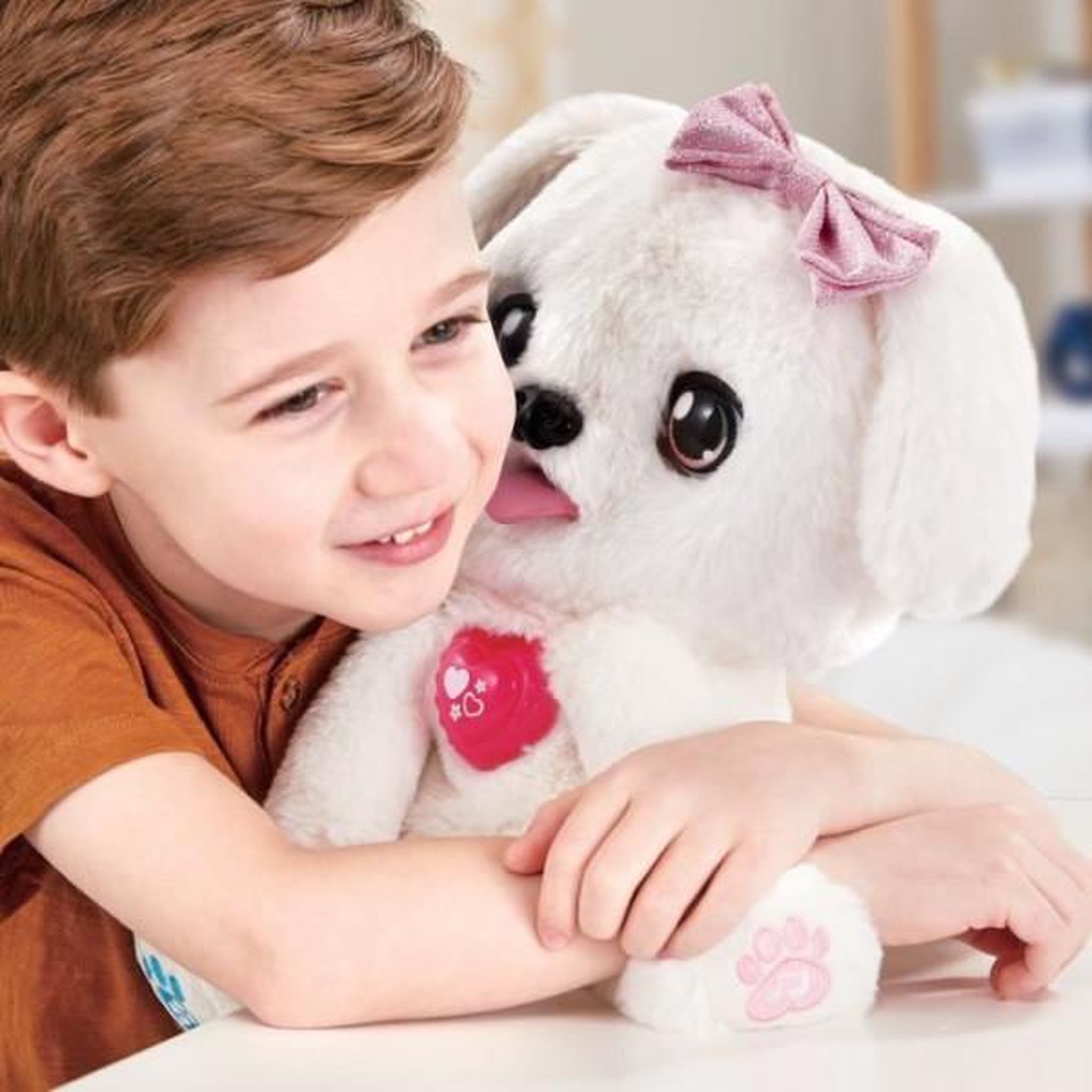 Voir la diapositive 4 : VTECH Vtech kisskiss - mon toutou bisous blanc