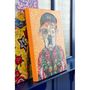 Voir la diapositive 4 : Paris Prix Toile Déco Chien  Popart  75x100cm Multicolore