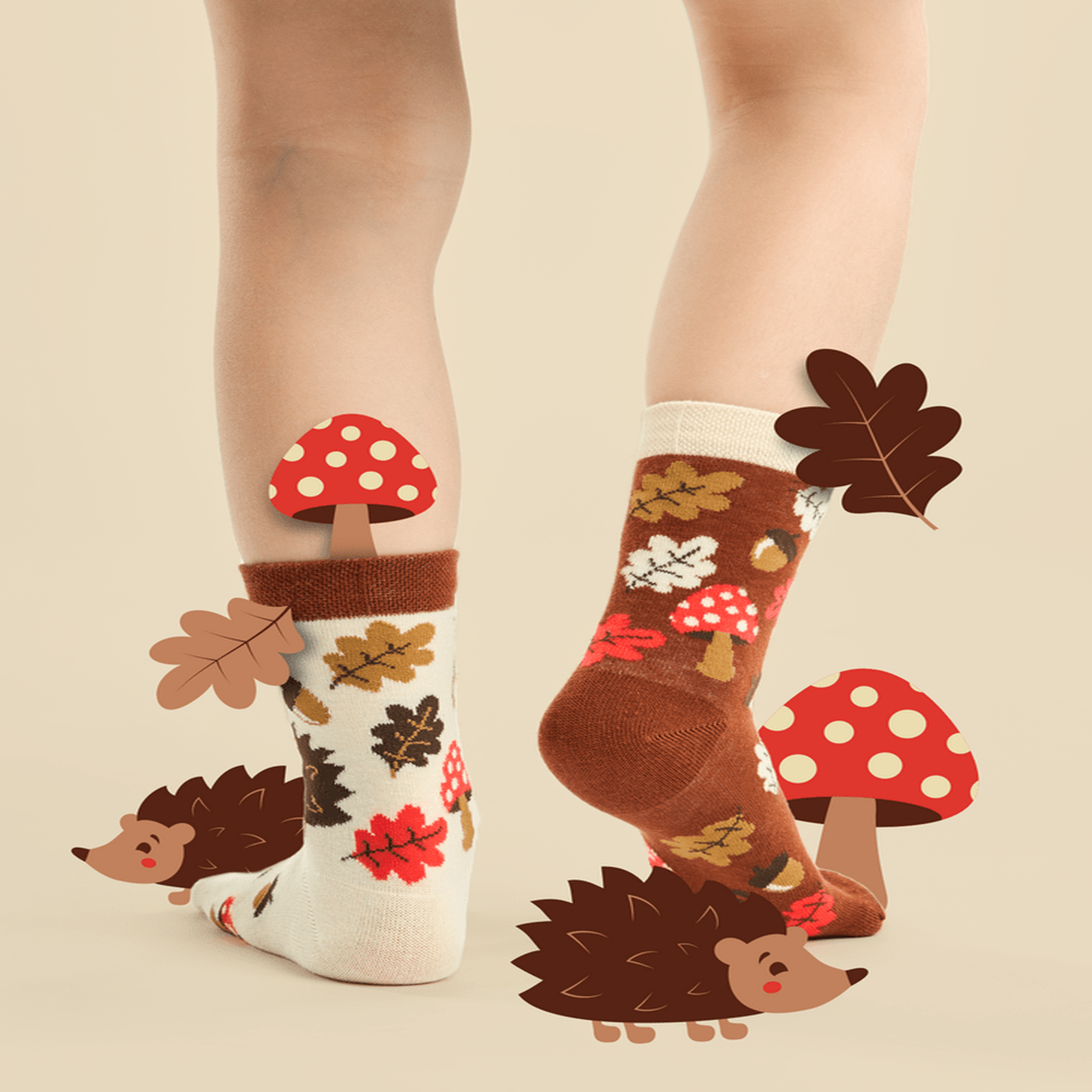 Voir la diapositive 5 : DEDOLES Chaussettes enfants hérisson forestier
