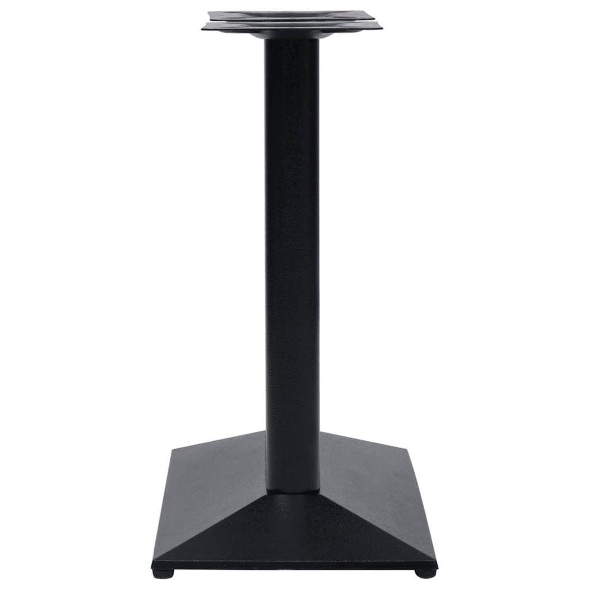 VIDAXL Pied de table de bistro noir 70x40x72 cm fonte