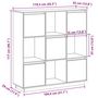 Voir la diapositive 6 : VIDAXL Buffet Marron miel 110,5x35x117 cm Bois massif de pin