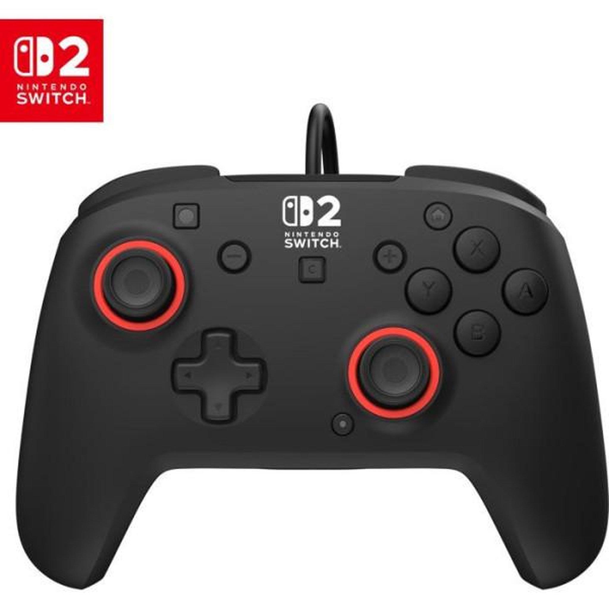 Turtle Beach Manette Gaming filaire RGB - TURTLE BEACH - Rematch pour Nintendo Switch 2 - Noir