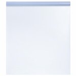 VIDAXL Film de fenetre statique depoli gris transparent 45x2000 cm PVC