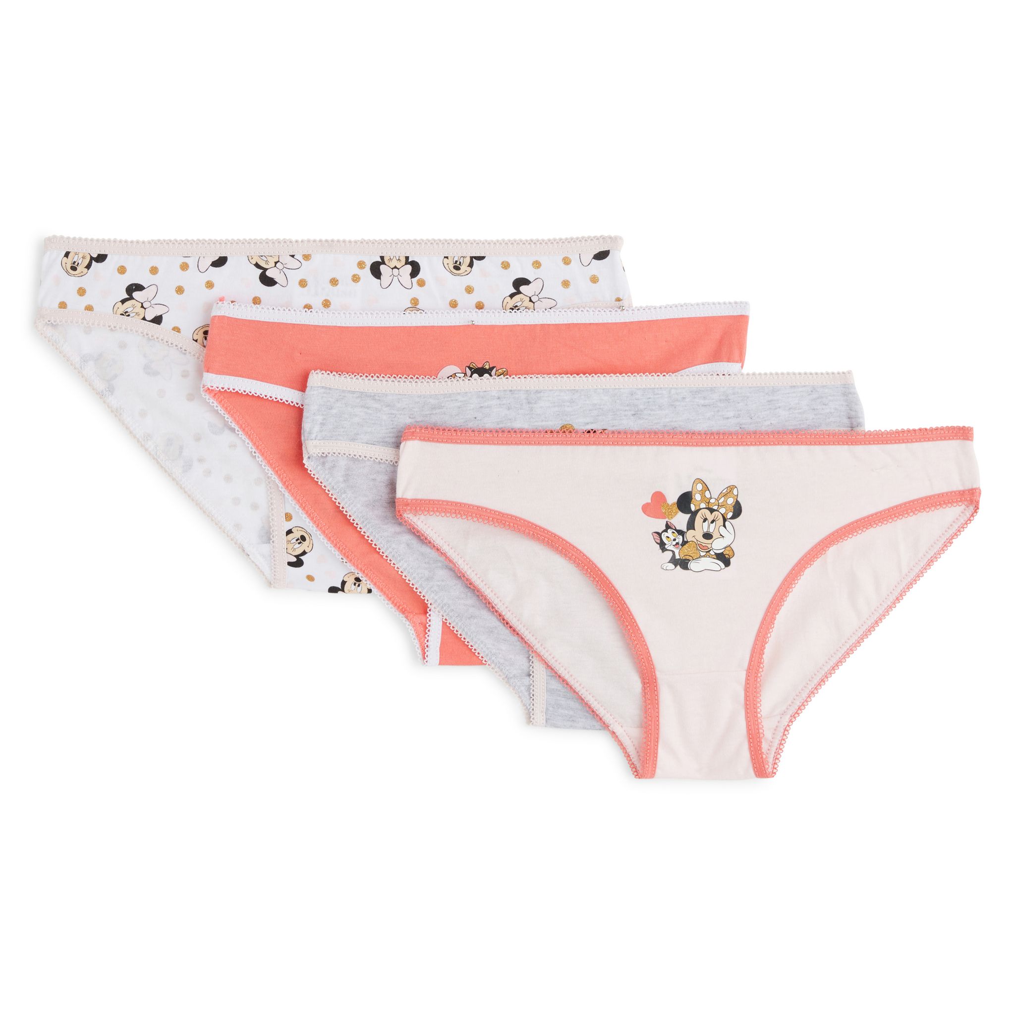 Lot De 18 Culottes Pour Fille 4/5 Ans - 100% Coton - Modèles Et Couleurs Variés