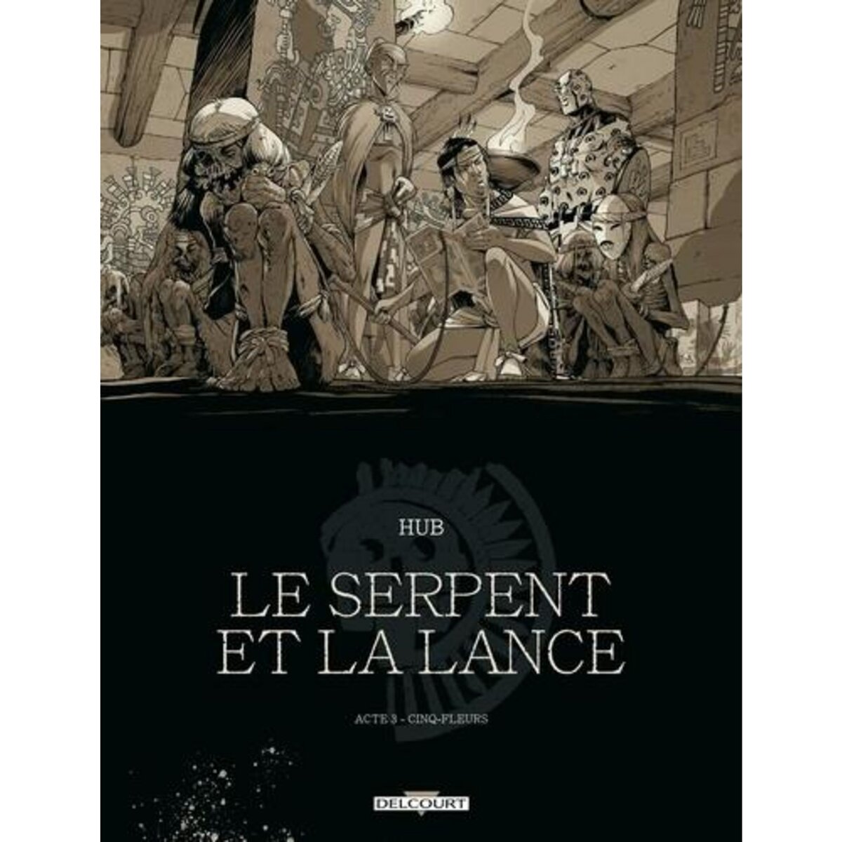 LE SERPENT ET LA LANCE TOME 3 CINQ FLEURS. EDITION SPECIALE EN