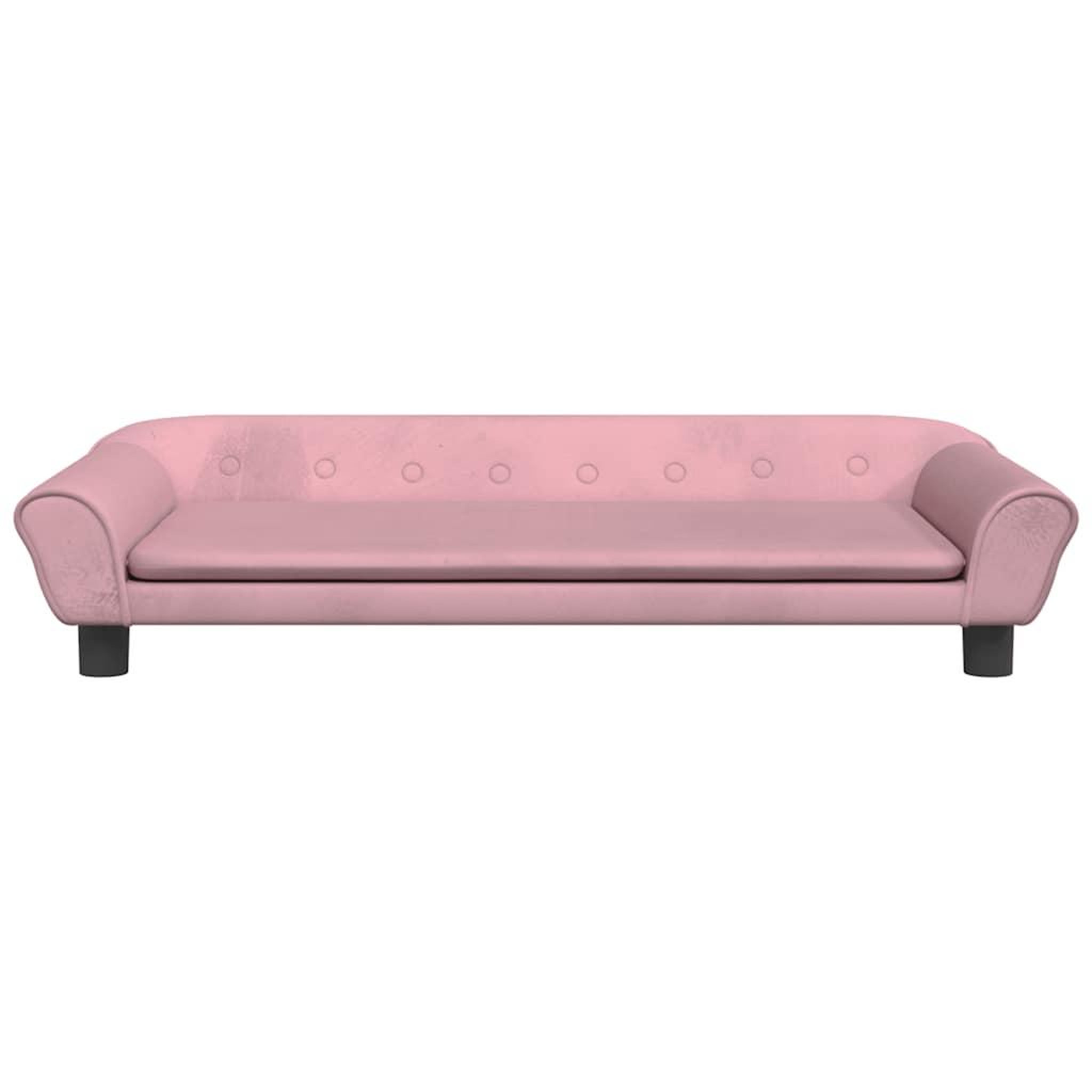 Voir la diapositive 3 : VIDAXL Lit pour chien rose 100x50x21 cm velours