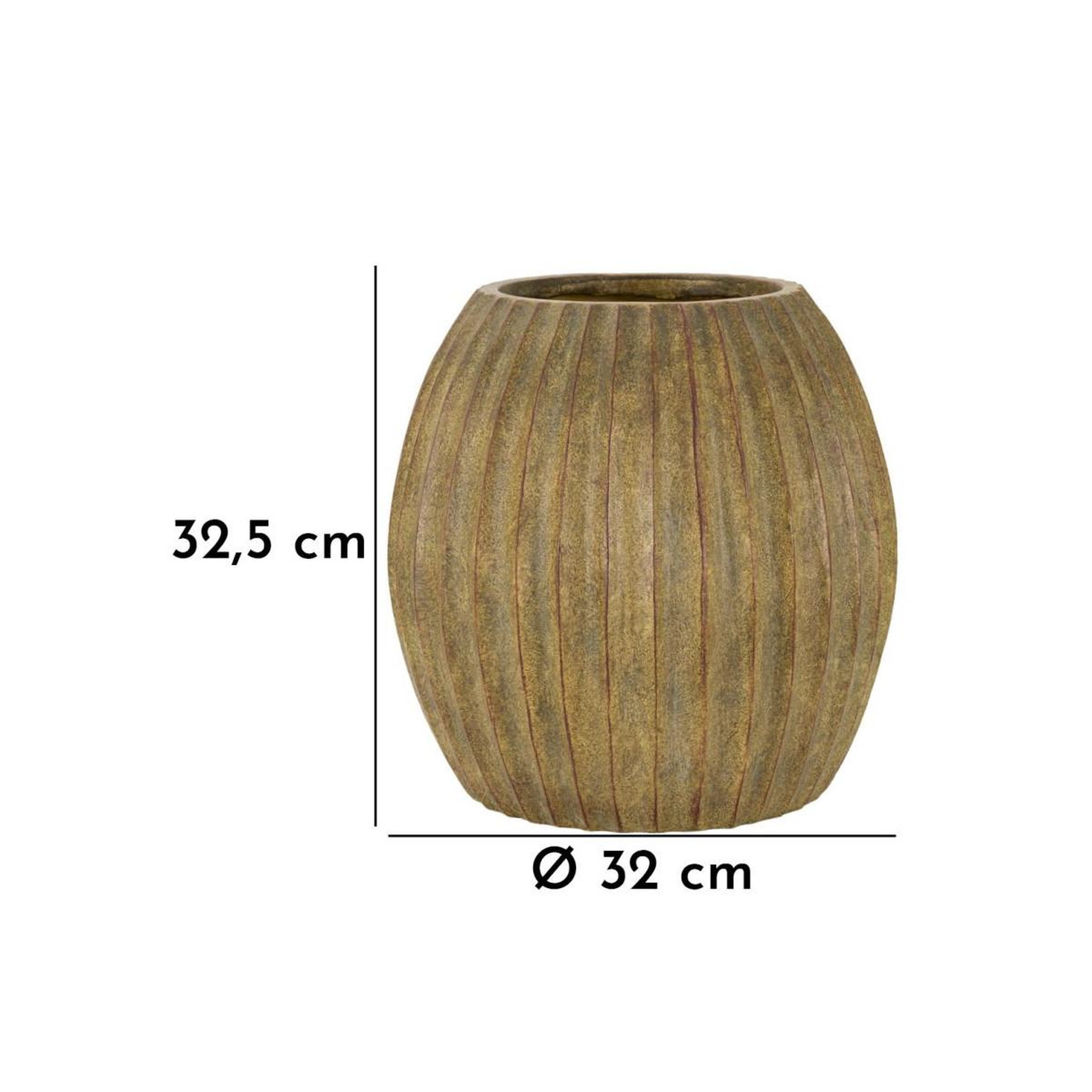 Voir la diapositive 4 : Paris Prix Cache-pot design  breeze  32cm vert