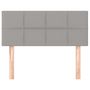 Voir la diapositive 3 : VIDAXL Tete de lit Gris clair 80x5x78/88 cm Tissu