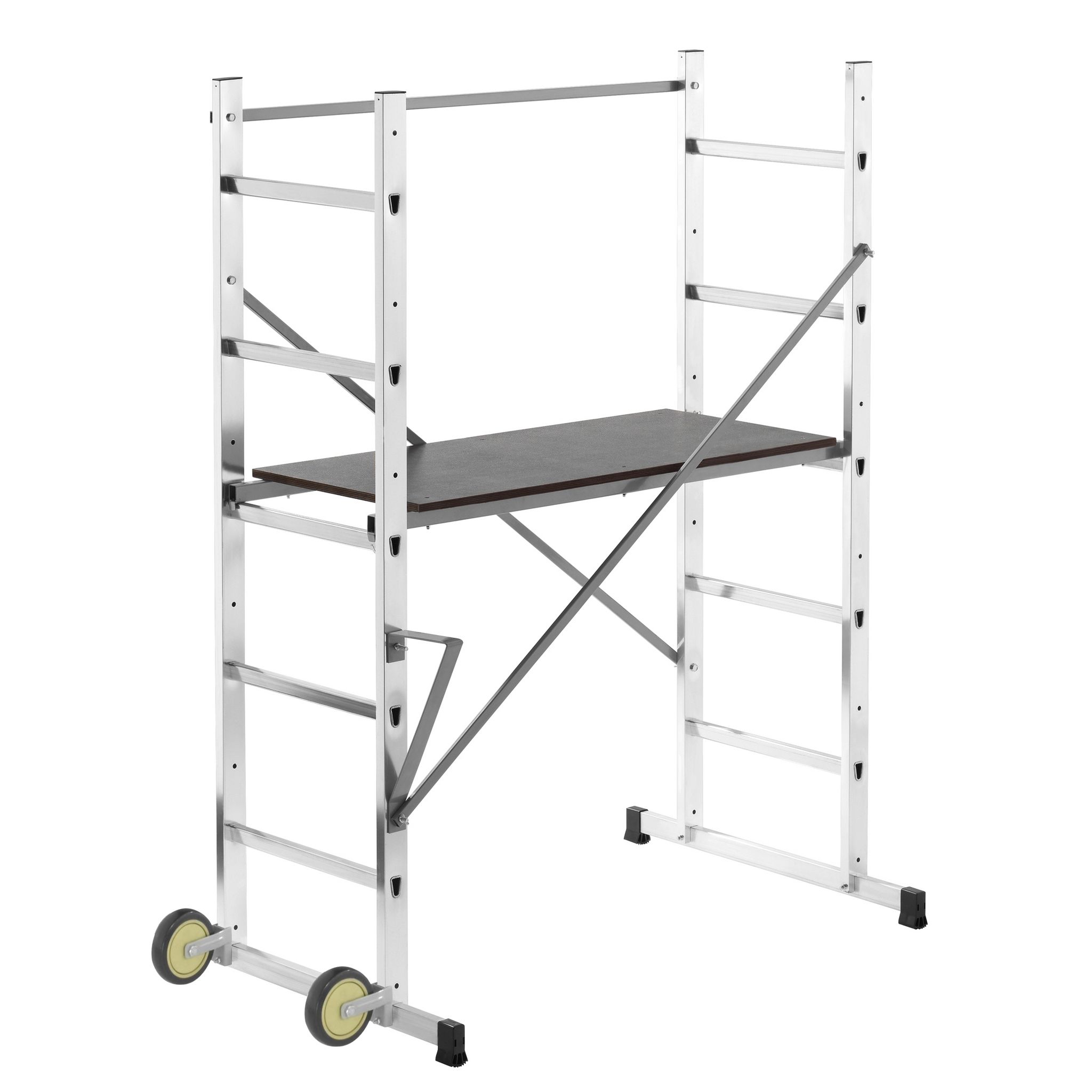 HAILO Echafaudage roulant d'escalier 3m en aluminium - HOBBYSTEP H3