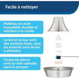 Voir la diapositive 5 : PETSAFE Fontaine pour Animaux - PETSAFE - SEASIDE - Inoxydable - 1,8 L - Silencieuse - Eau filtrée