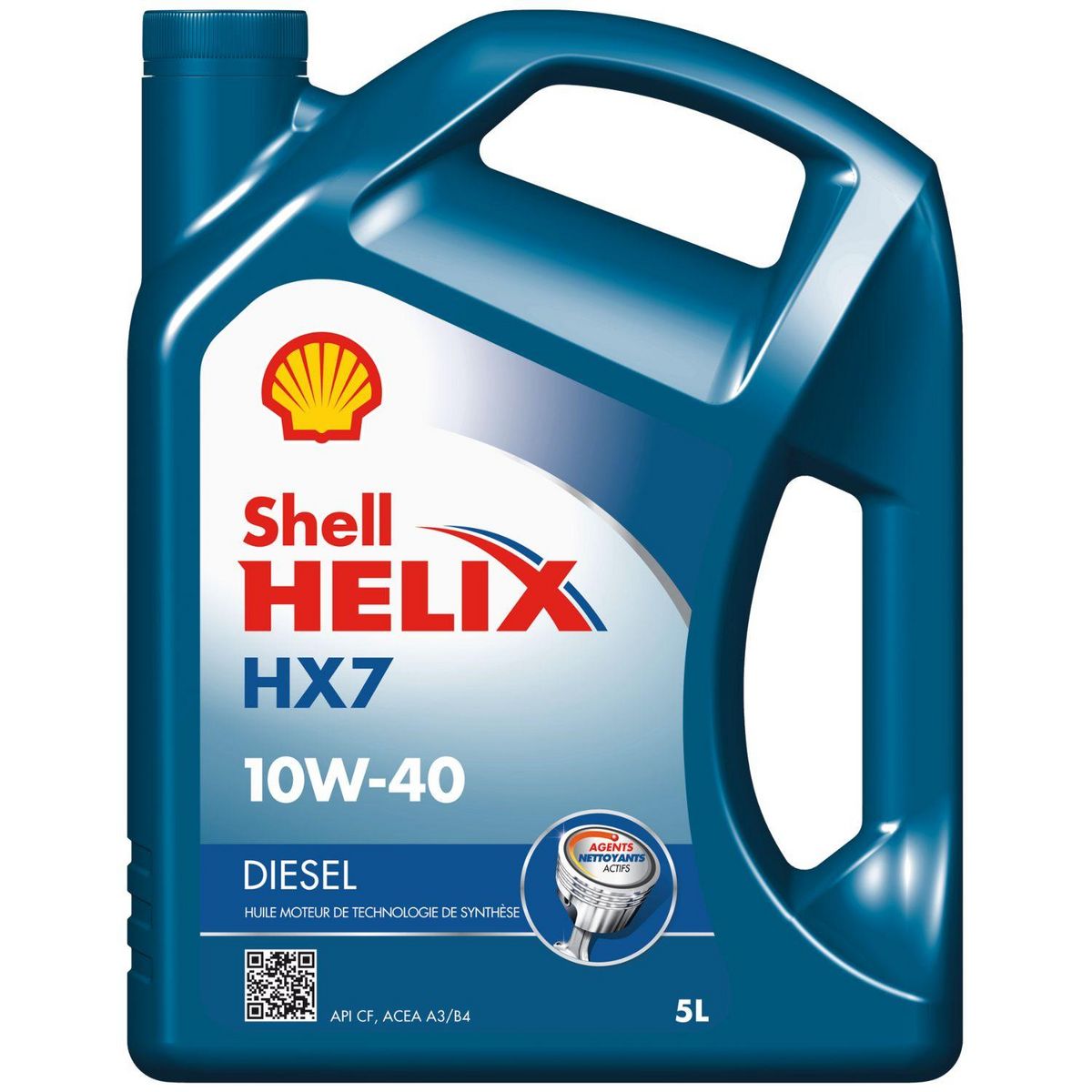 SHELL Huile moteur HX7 DIES 10W-40 5L