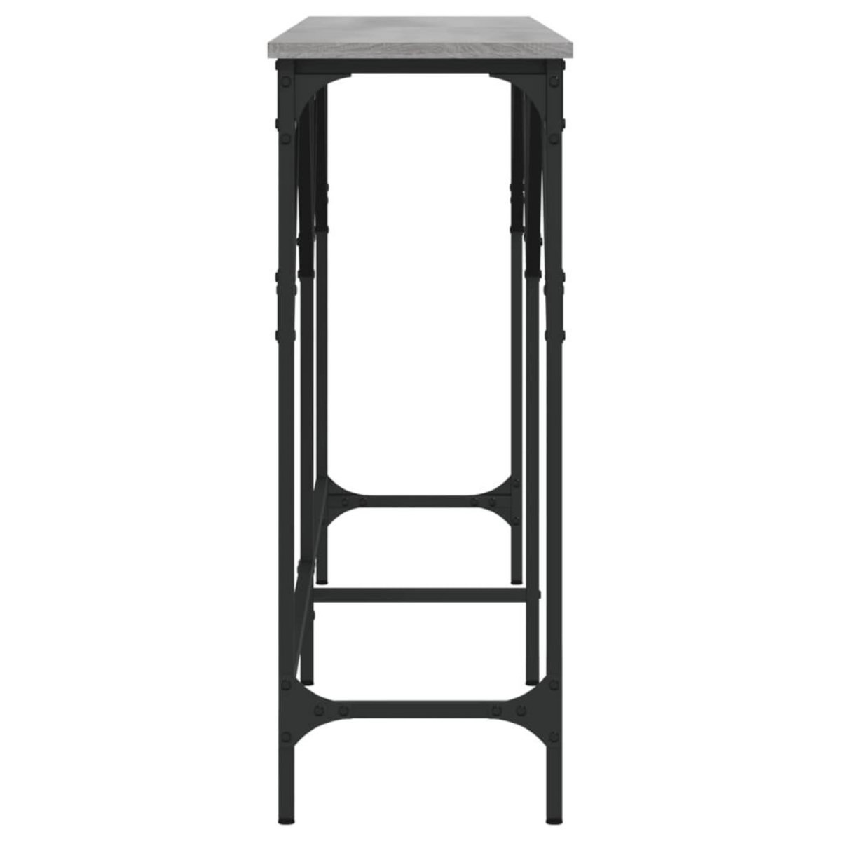 VIDAXL Table console sonoma gris 180x29x75 cm bois d'ingenierie