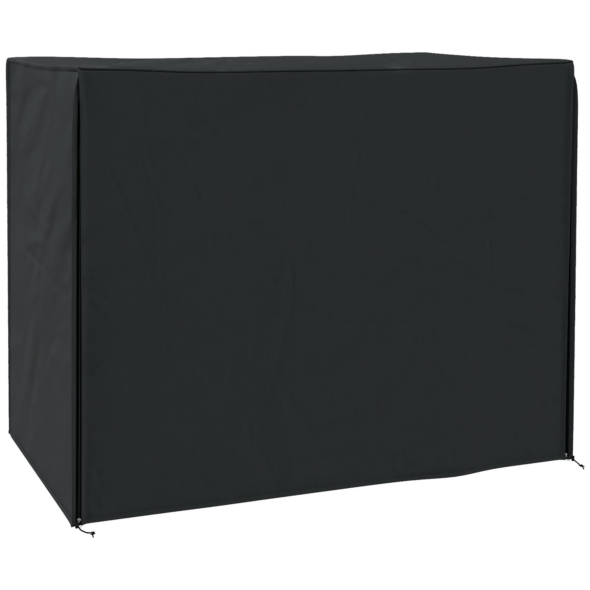 Voir la diapositive 1 : OUTSUNNY Housse de protection balancelle de jardin 3 places - imperméable, anti-uv, zip - dim. 2,20l x 1,25l x 1,72h m - noir
