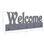 Voir la diapositive 6 : VIDAXL Porte-manteau mural WELCOME Gris 74x29,5 cm
