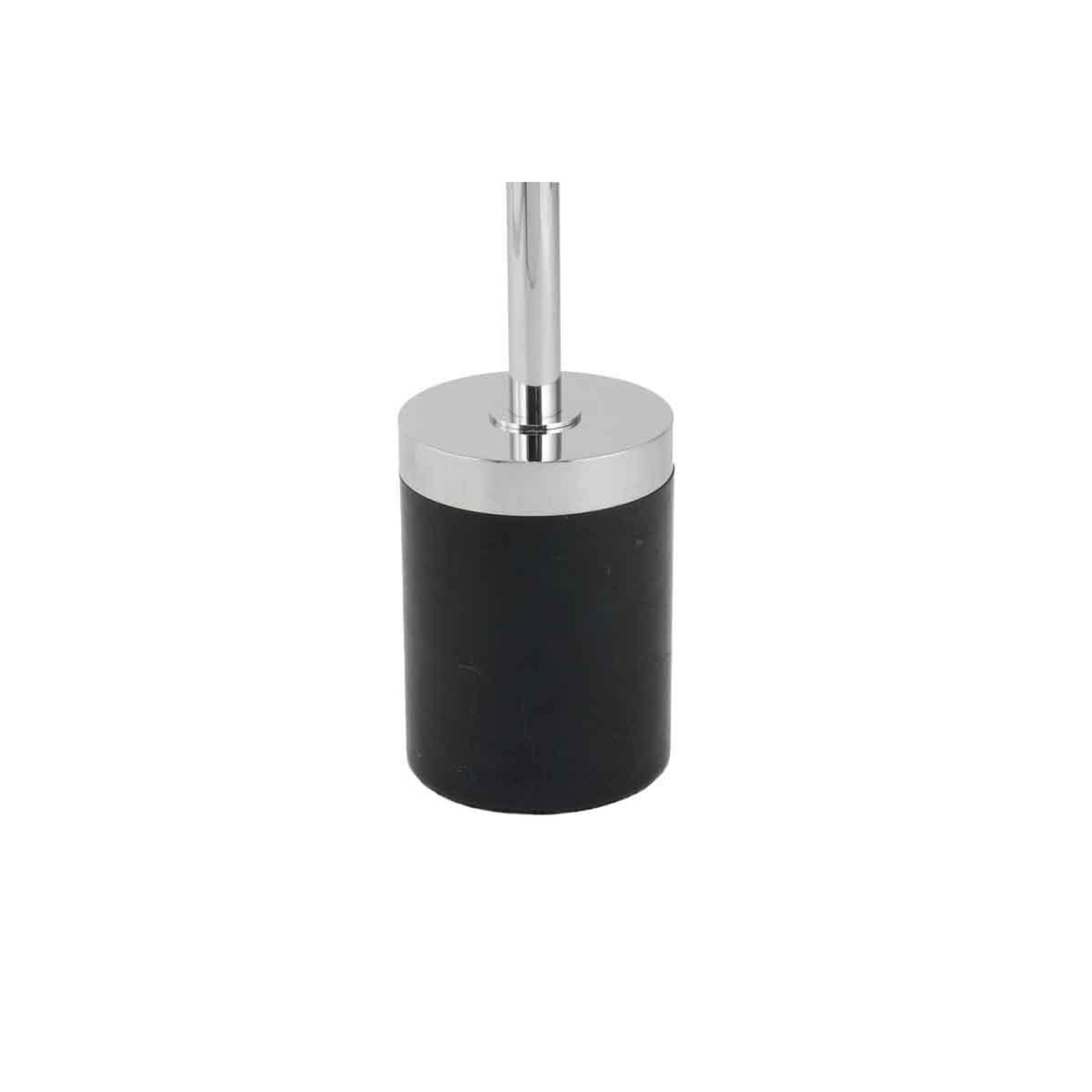 Voir la diapositive 4 : Paris Prix Table d'appoint en marbre  lana  53cm gris & noir
