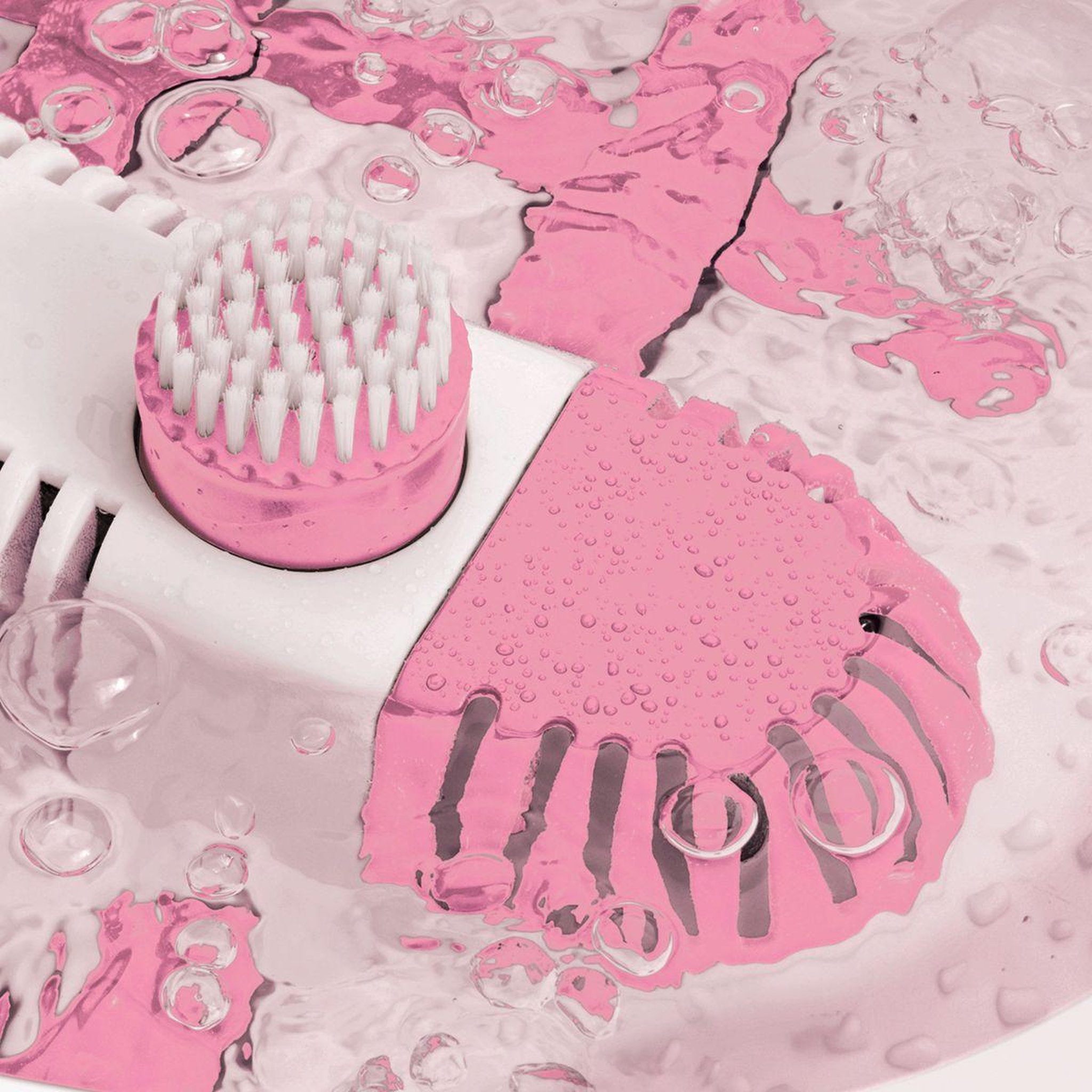 Voir la diapositive 4 : YOGHI Thalasso pieds massant HFM800 rose