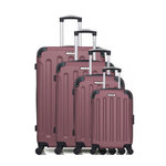 BLUESTAR BLUESTAR - Set de 4 Valises MADRID-M 75 cm 4 Roues. Coloris disponibles : Noir, Beige, Gris