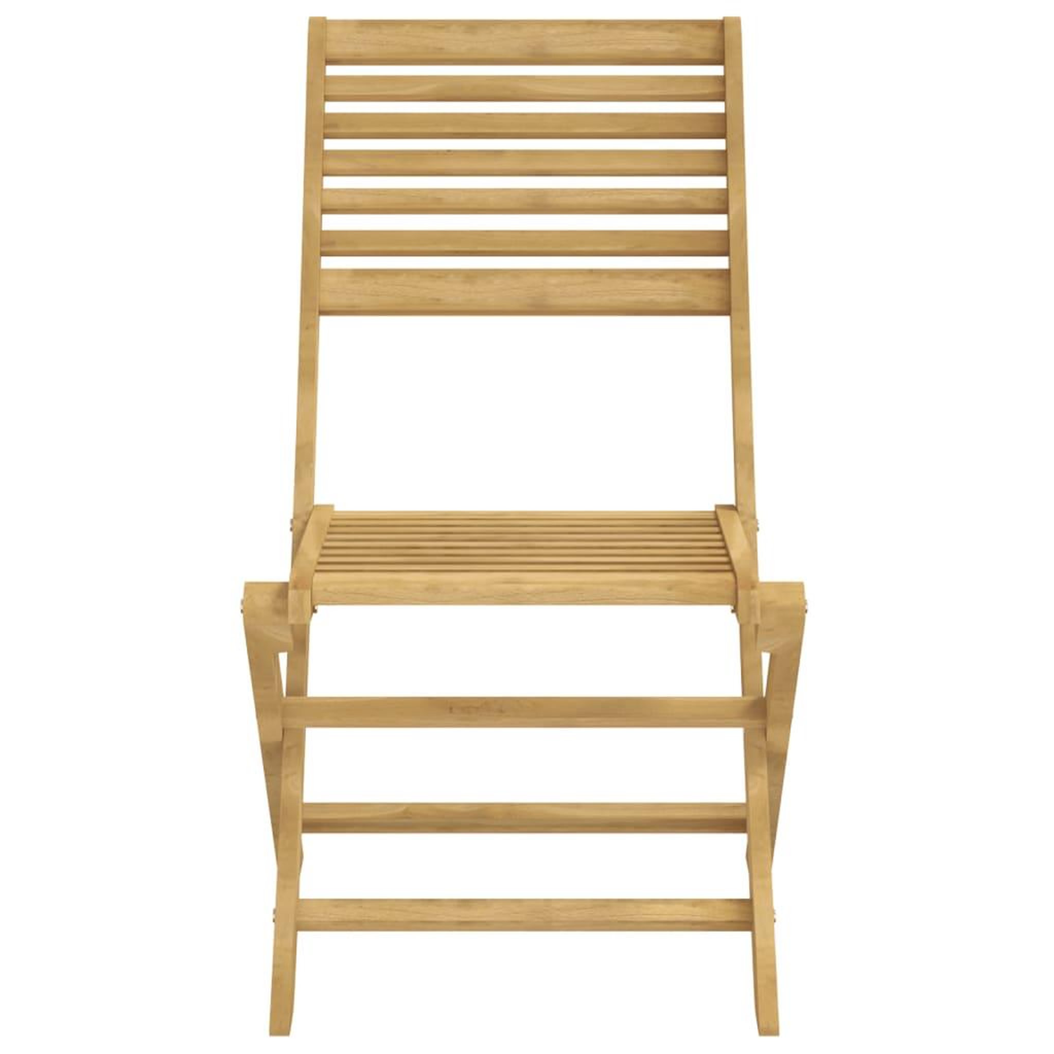 Voir la diapositive 5 : VIDAXL Chaises pliables de jardin lot de 6 bois massif d'acacia
