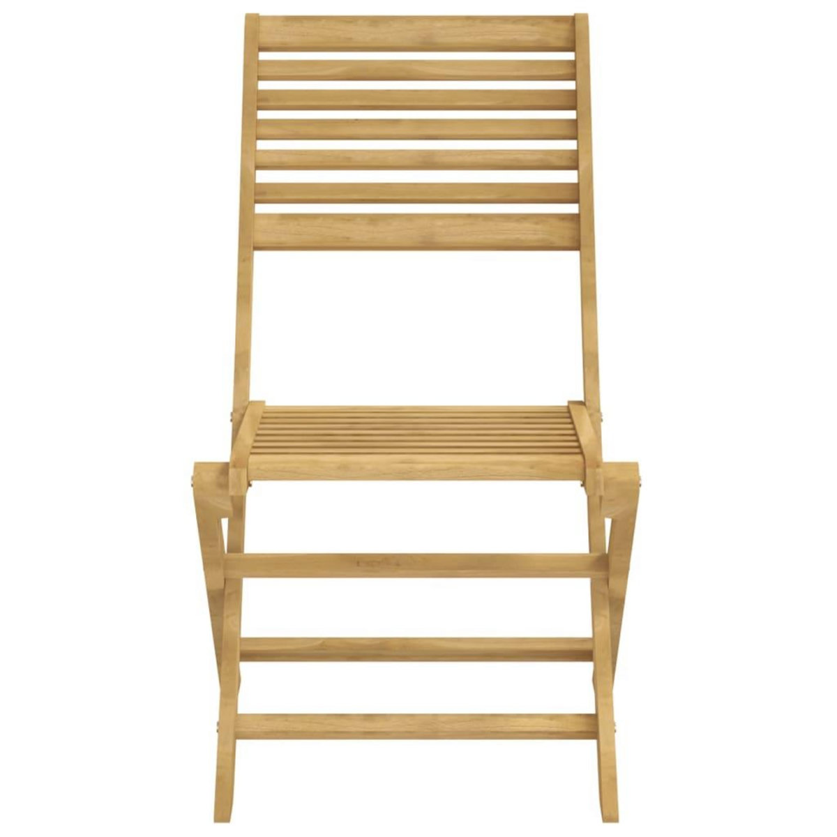 VIDAXL Chaises pliables de jardin lot de 6 bois massif d'acacia