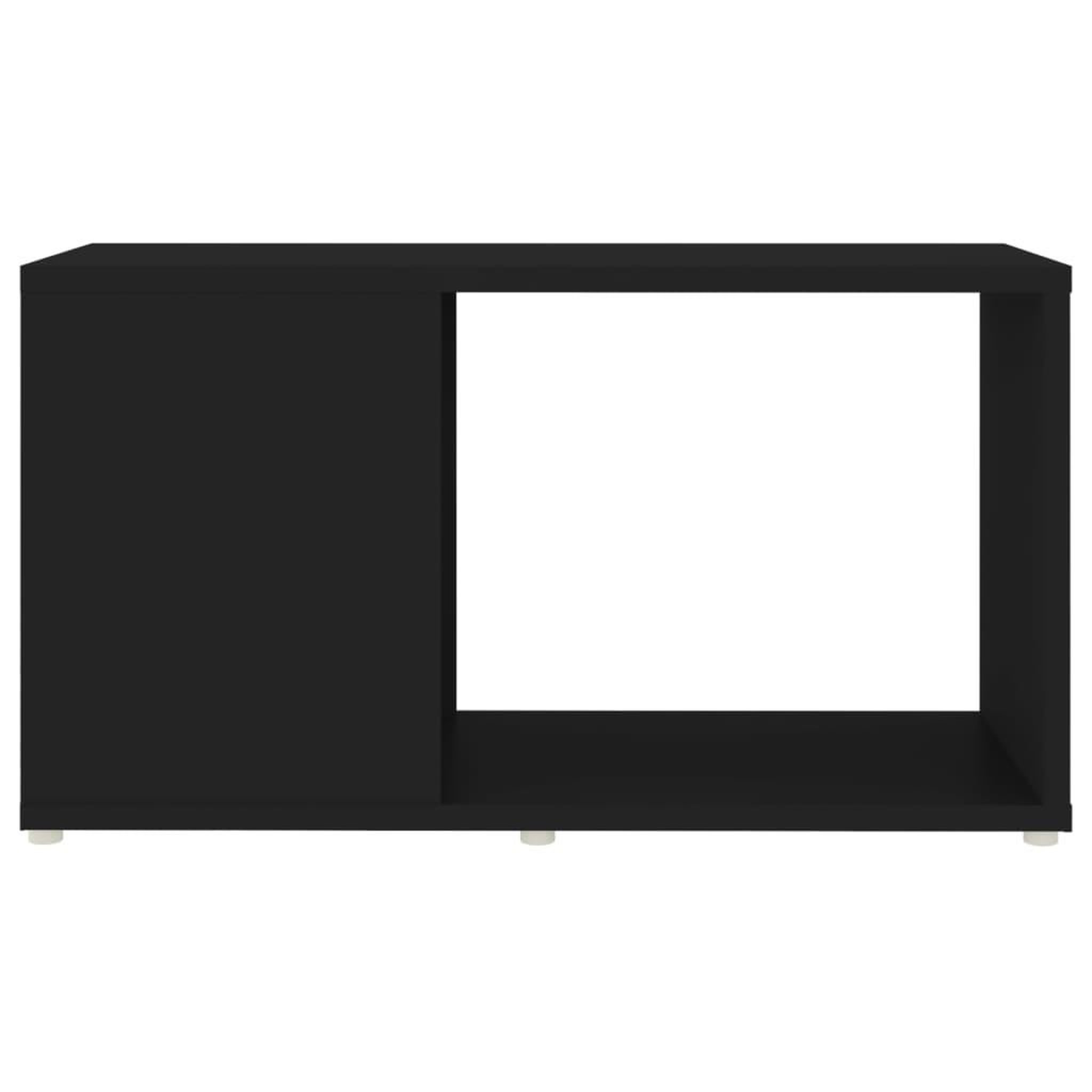 Voir la diapositive 5 : VIDAXL Meuble TV Noir 60x24x32 cm Bois d'ingenierie