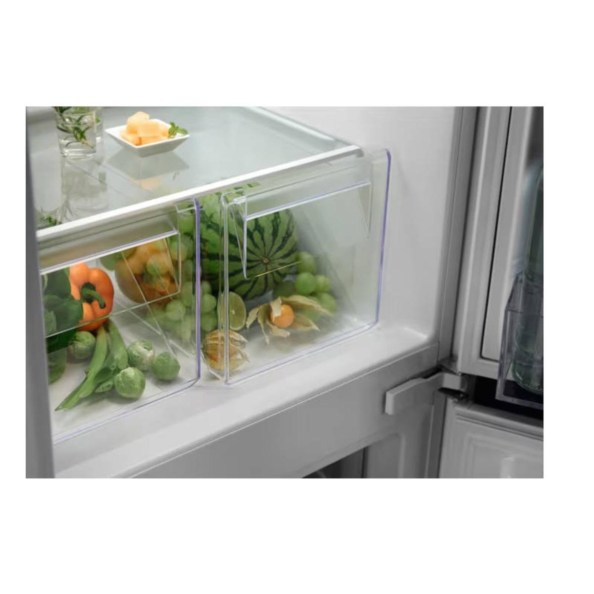 Voir la diapositive 3 : ELECTROLUX Réfrigérateur combiné à glissières 271l blanc - LNS5LE18S
