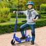 Voir la diapositive 2 : HOMCOM Trottinette électrique 120 W pliable pour enfant de 7 à 12 ans hauteur guidon et selle réglable 10 Km/h max. bleu