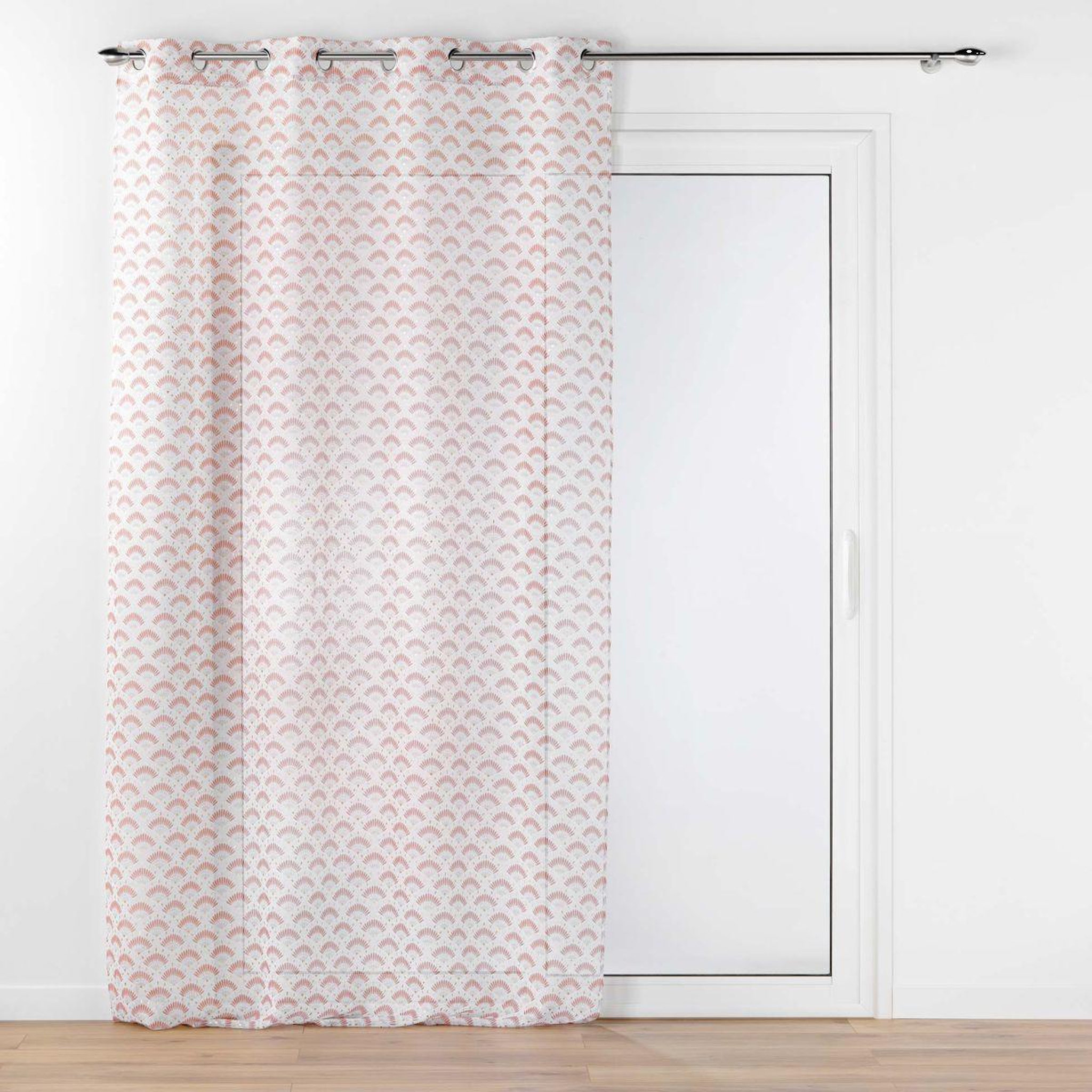 Douceur d'Intérieur Rideau voilage à œillets  lorea  140x240cm rose