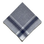 VANDERSICKEL Lot de 12 mouchoirs homme Vichy 40x40 cm 100% coton