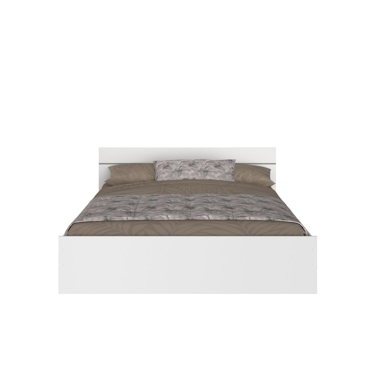 Lit double adulte 160x200 cm LUCILLE