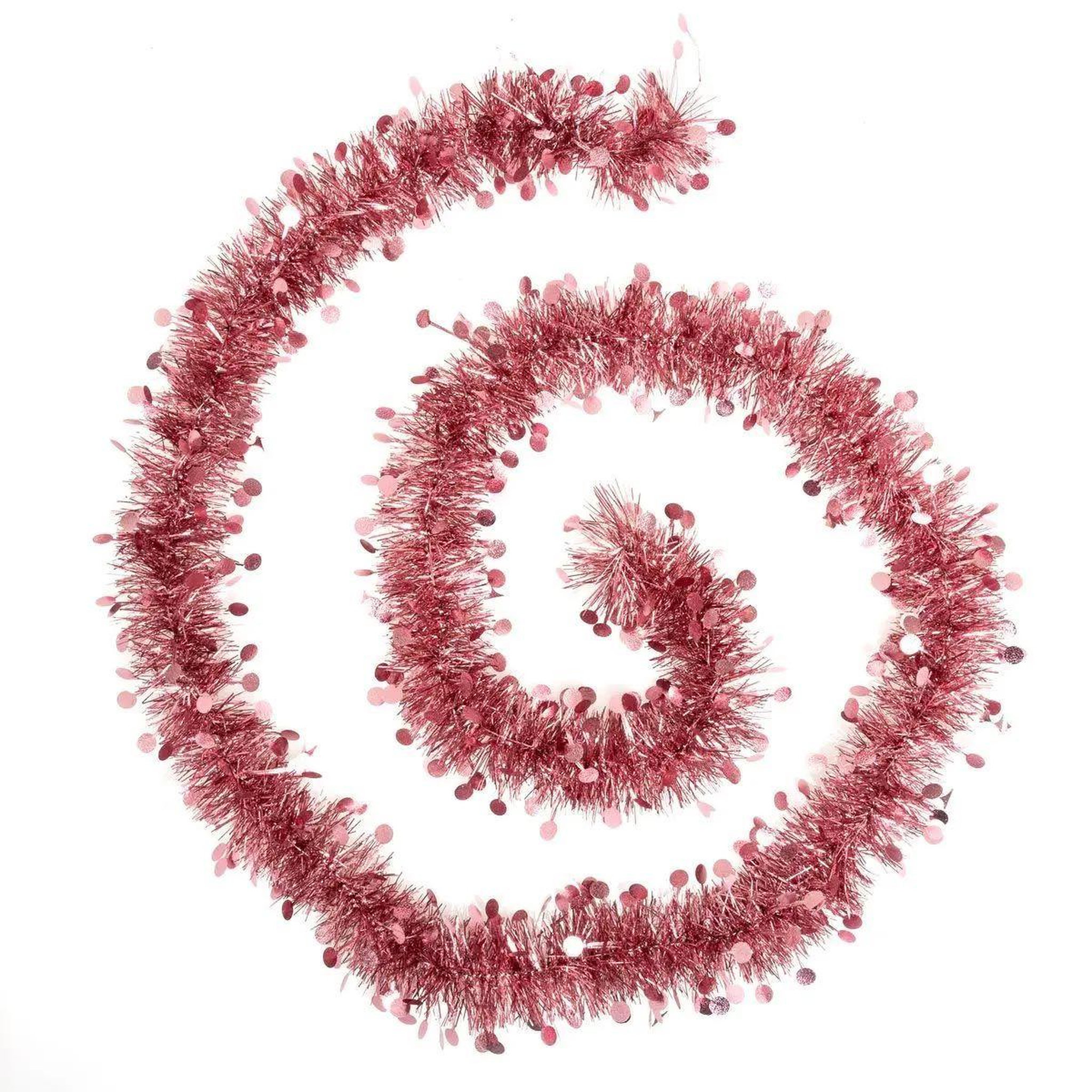ATMOSPHERA Guirlande de Noël Pois  Colorama  200cm Rose