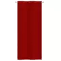 VIDAXL Ecran de balcon Rouge 100x240 cm Tissu Oxford