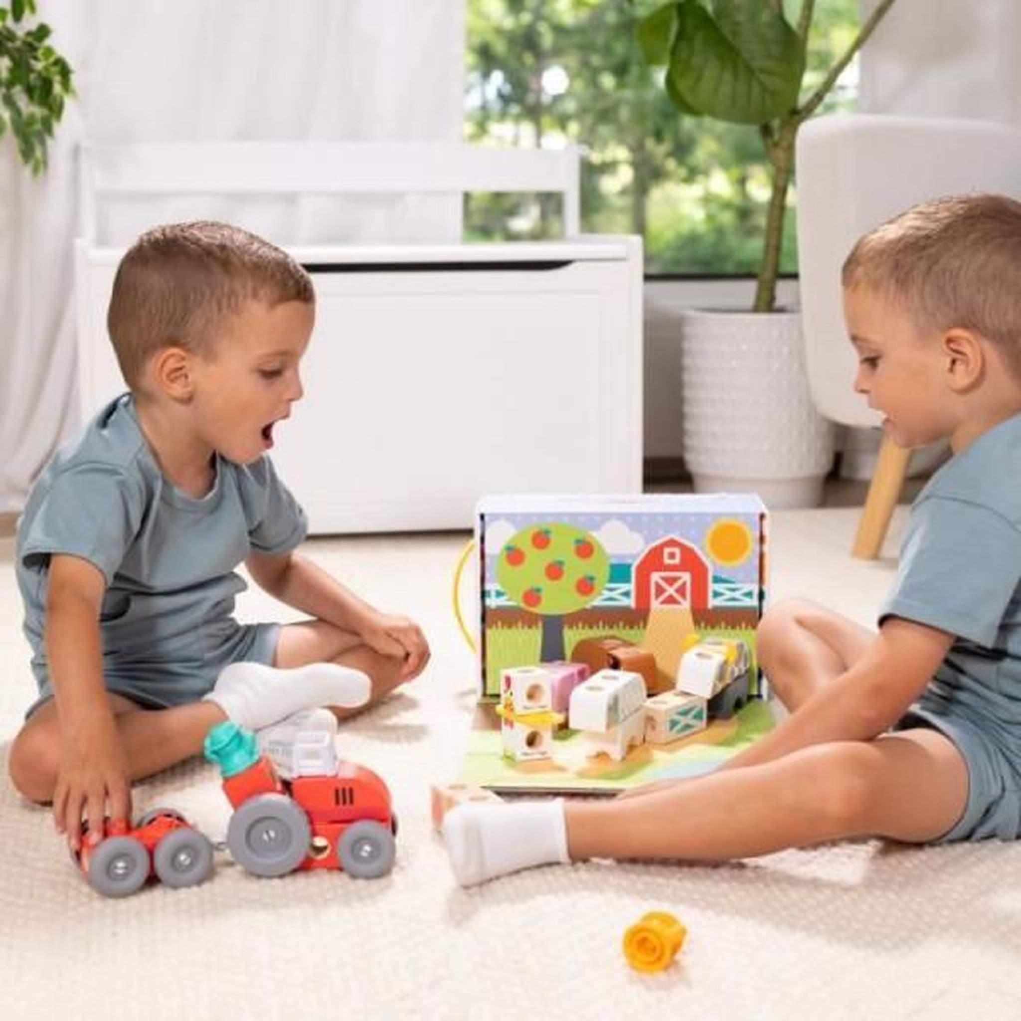 Voir la diapositive 4 : MELISSA & DOUG La ferme - 56 pieces - blockables - mélissa & doug