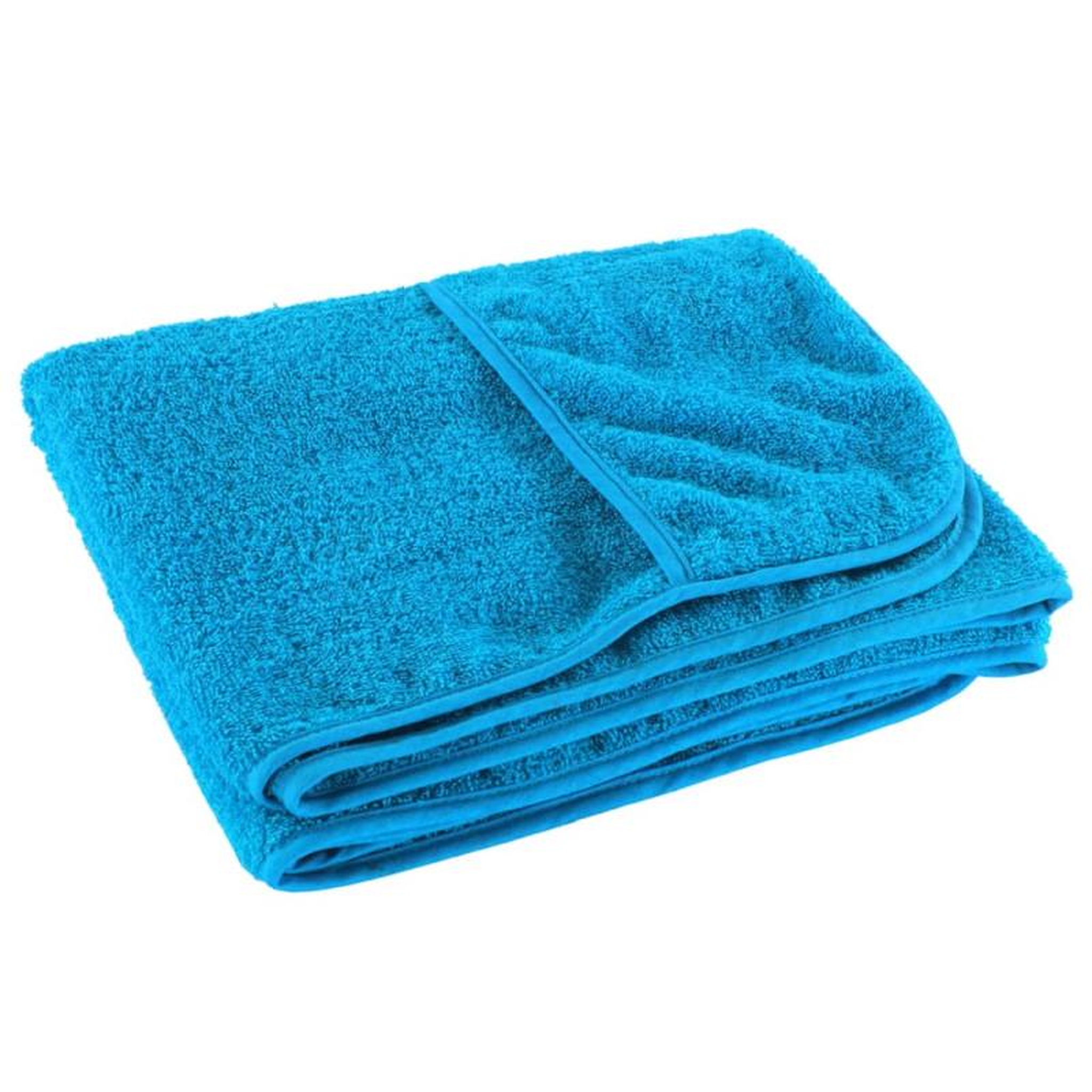 Voir la diapositive 5 : VIDAXL Serviettes de plage 2 pcs turquoise 75x200 cm tissu 400 GSM
