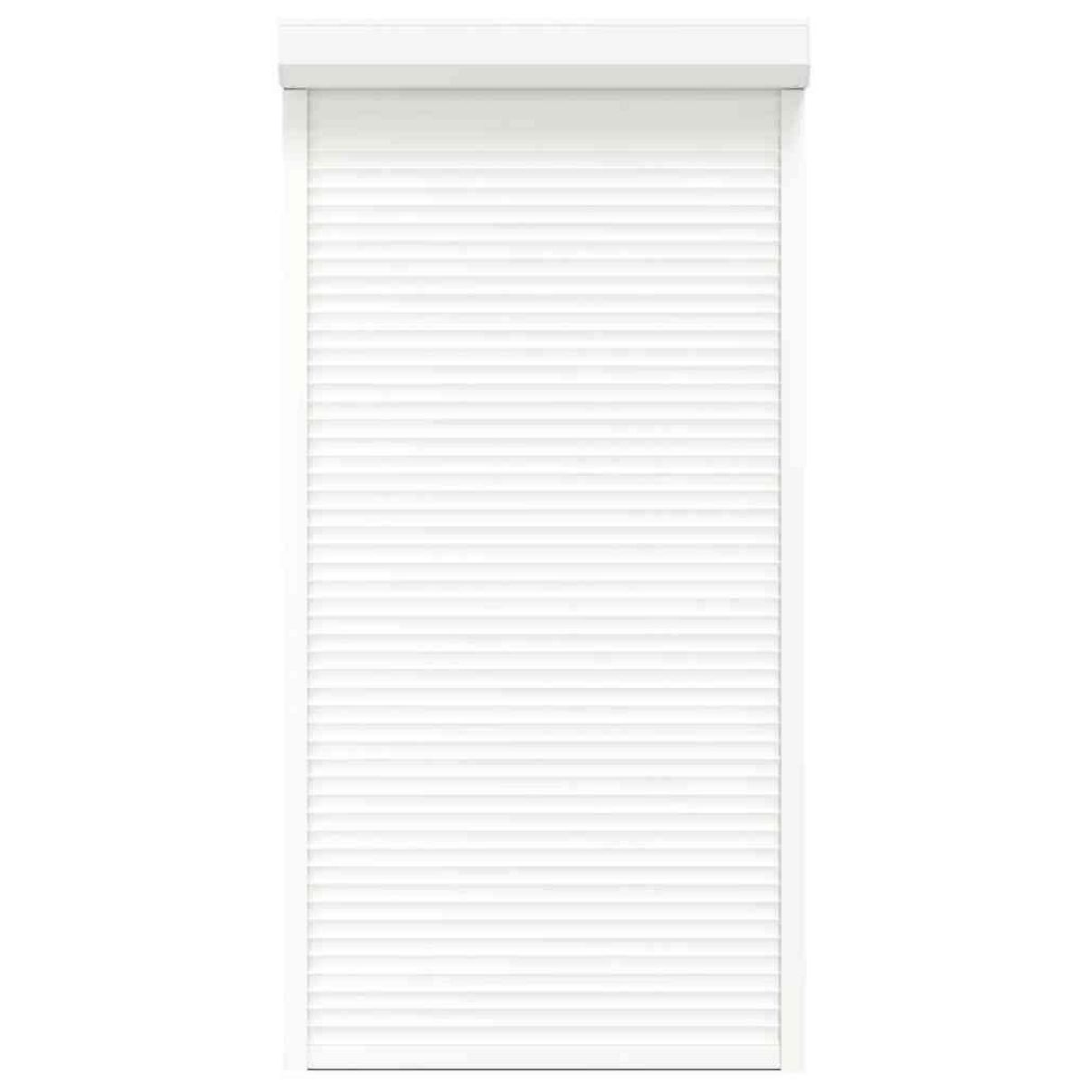 VIDAXL Volet roulant aluminium 110x220 cm blanc