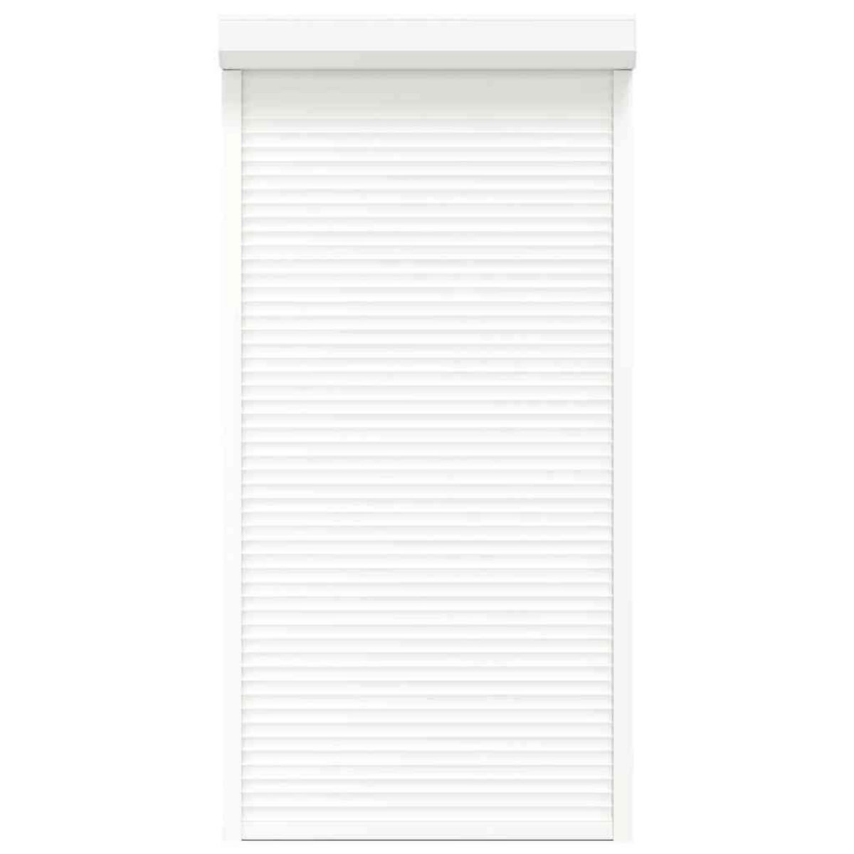 VIDAXL Volet roulant aluminium 110x220 cm blanc