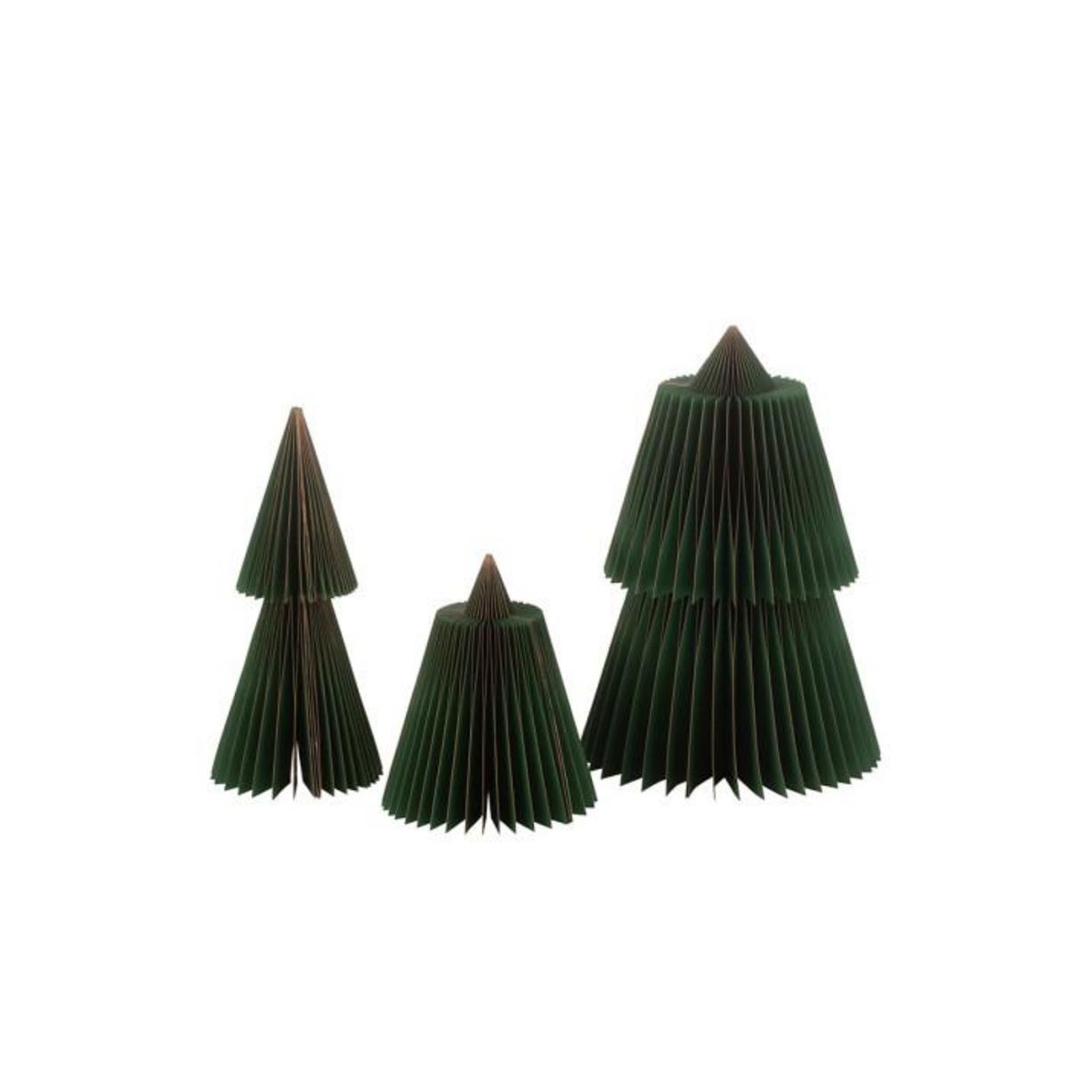Paris Prix Sapin de Noël à Poser en Papier  Pliant  122cm Vert Foncé