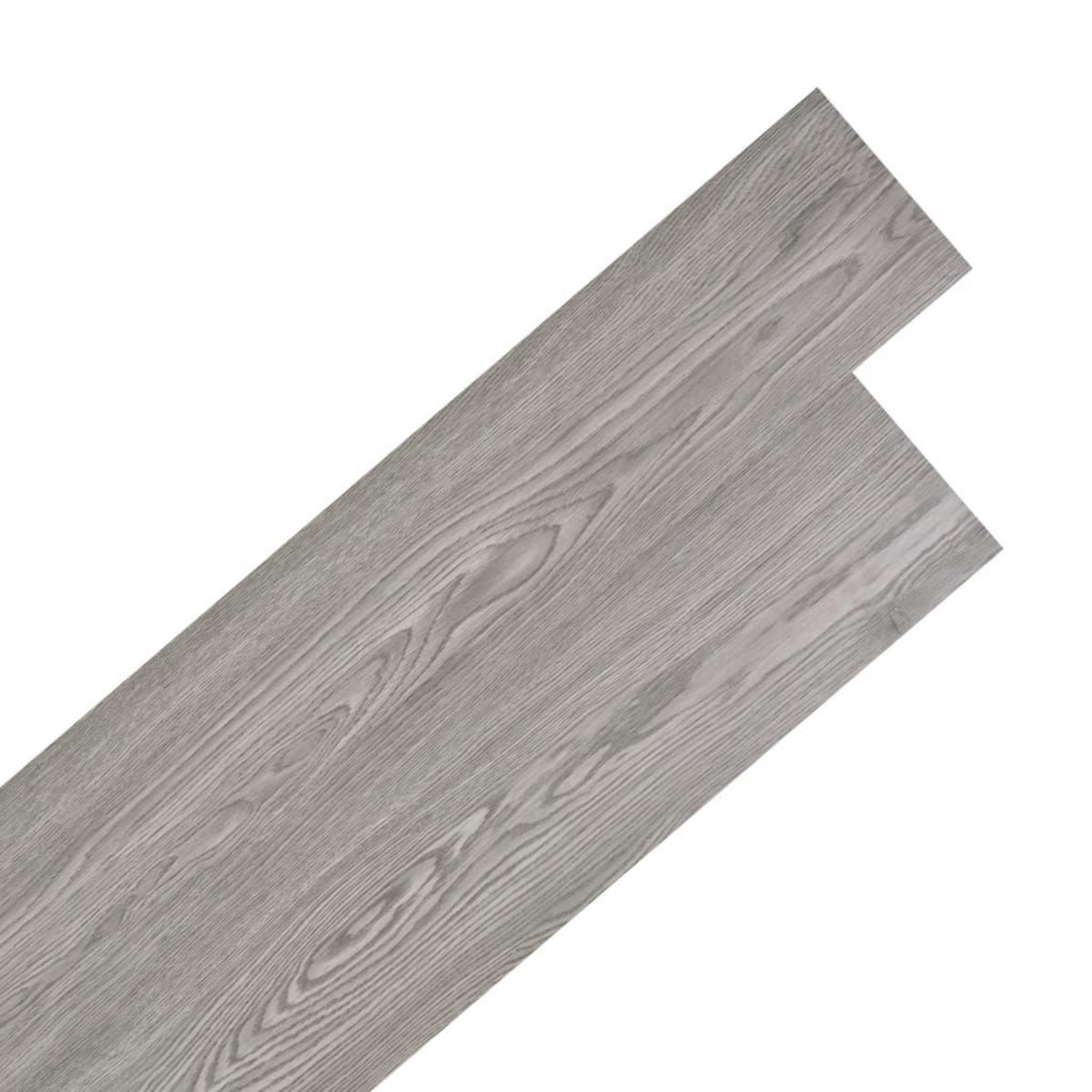 VIDAXL Dalles de plancher PVC autoadhesif 5,21 m² 2 mm gris fonce