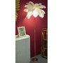 Voir la diapositive 4 : Paris Prix Lampadaire Imitation Plume  Palm  160cm Or & Blanc