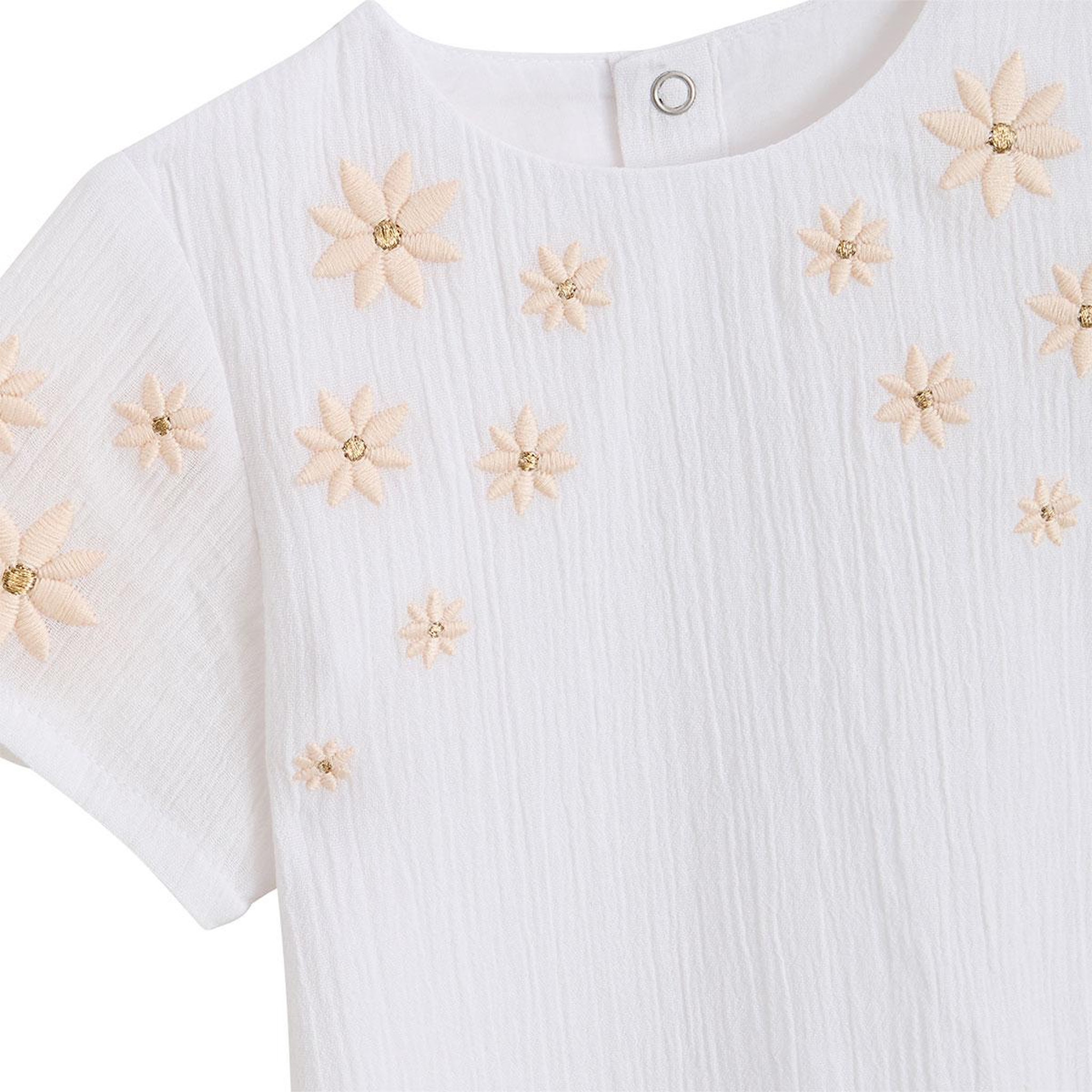 Voir la diapositive 3 : Petit Béguin Robe enfant poésie d'été