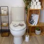 GUY LEVASSEUR abattant wc plastique thermodur blanc coeur 44cm coeur