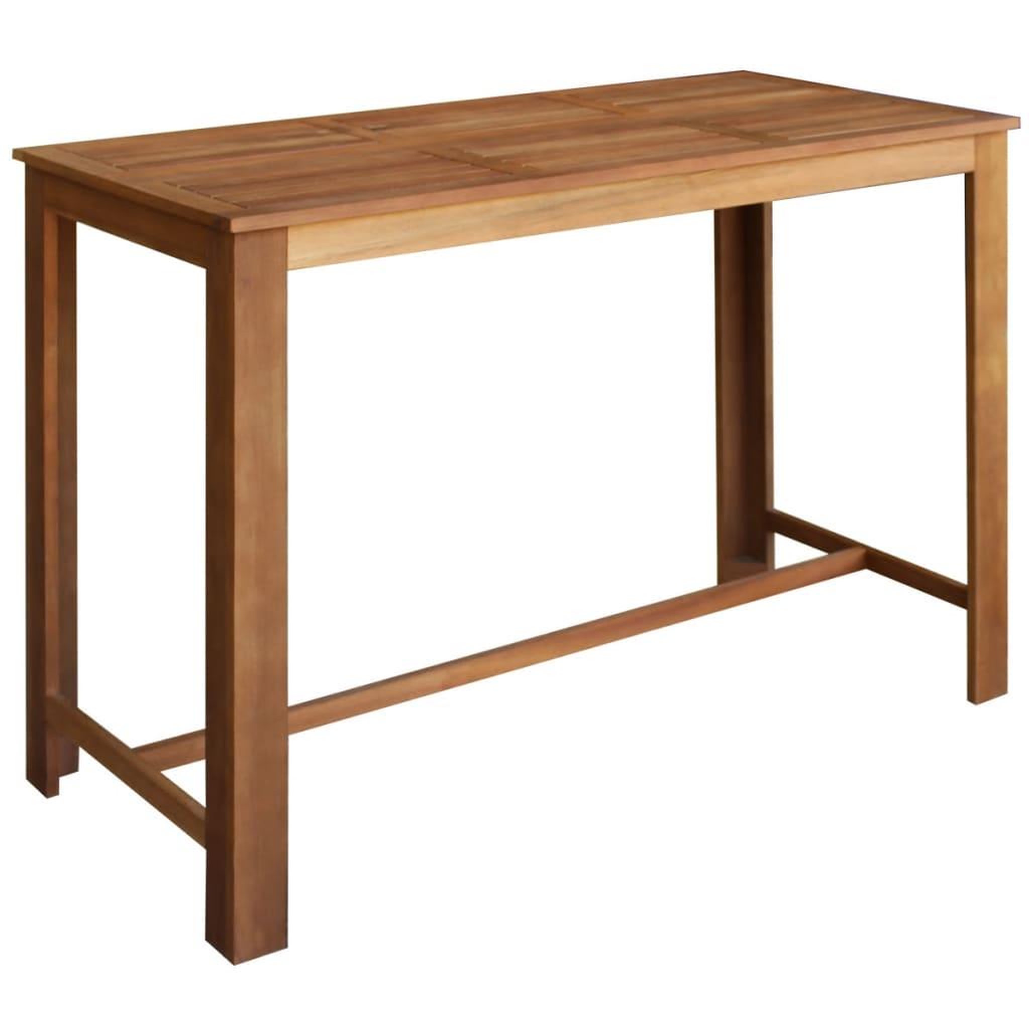 Voir la diapositive 1 : VIDAXL Table de bar Bois d'acacia massif 150x70x105 cm