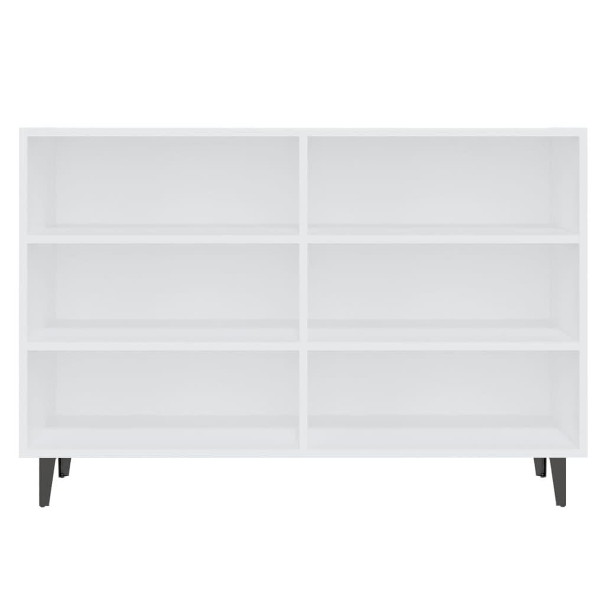 Voir la diapositive 4 : VIDAXL Buffet blanc 103,5x35x70 cm bois d'ingenierie