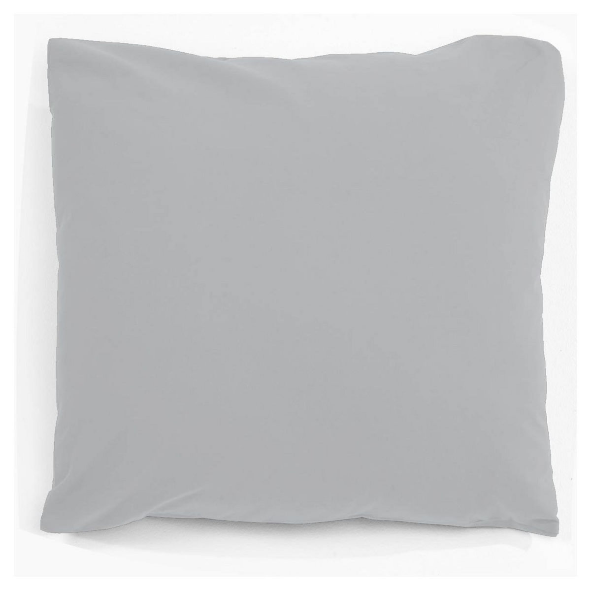 Taie d'oreiller unie en polycoton 47 fils 