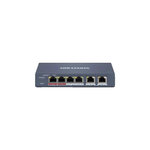HIKVISION Commutateur réseau Hikvision DS-3E1106HP-EI 6 ports 4 PoE