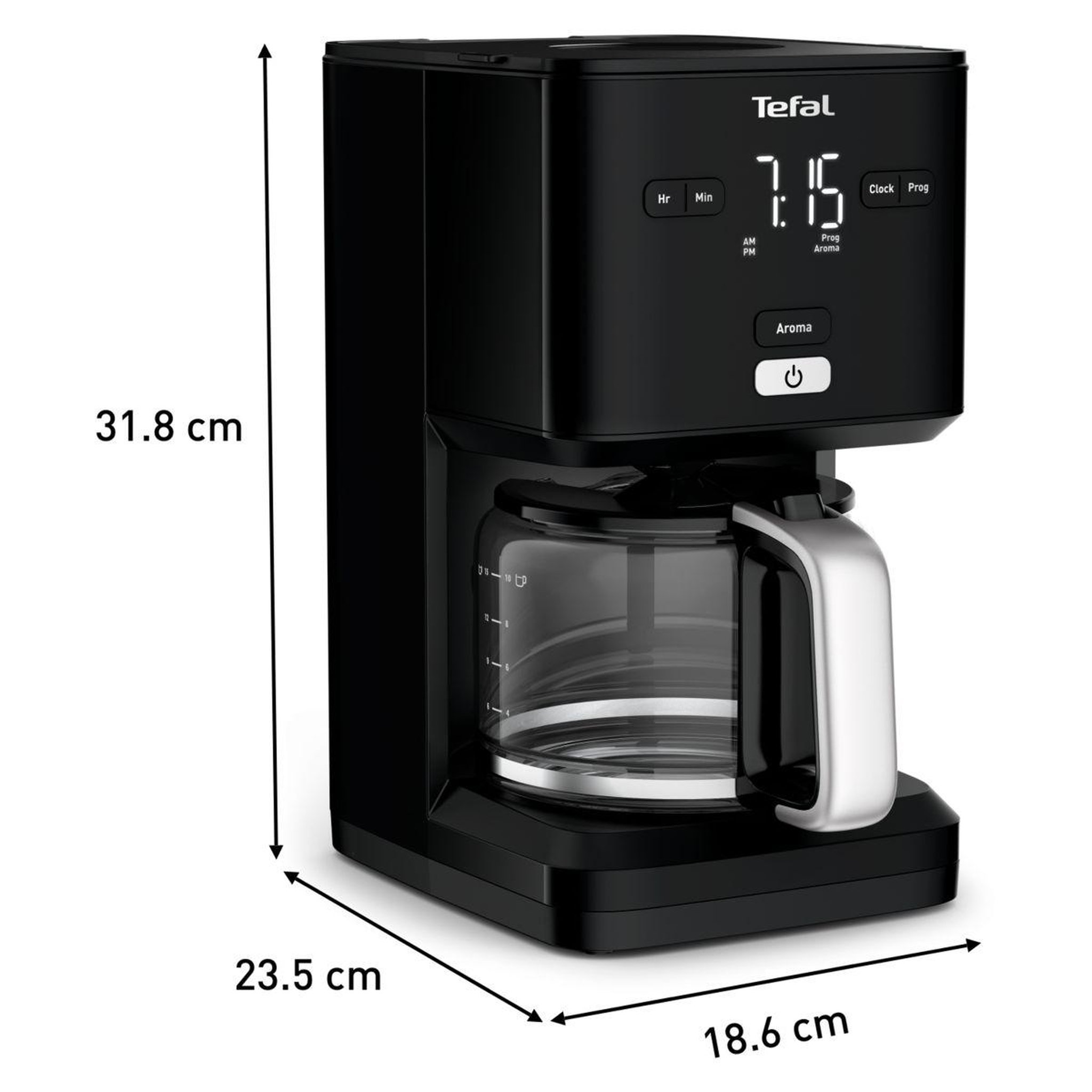 Voir la diapositive 4 : TEFAL Cafetière filtre CM600810 SMARTN LIGHT