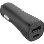 Voir la diapositive 1 : ESSENTIEL B Chargeur allume cigare 32W USB-A + USB-C noir