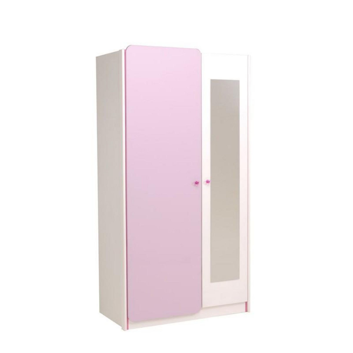 Paris Prix Armoire 2 Portes  Girly  Blanc
